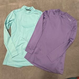 2 pack NEW Baleaf Winter Fleece Lined Base Layer Thermal Ski Run Tops (XS - S)